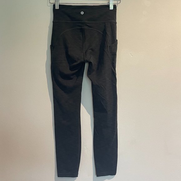 lululemon invigorate high-rise tight 25" heathered graphite grey - Picture 3 of 4